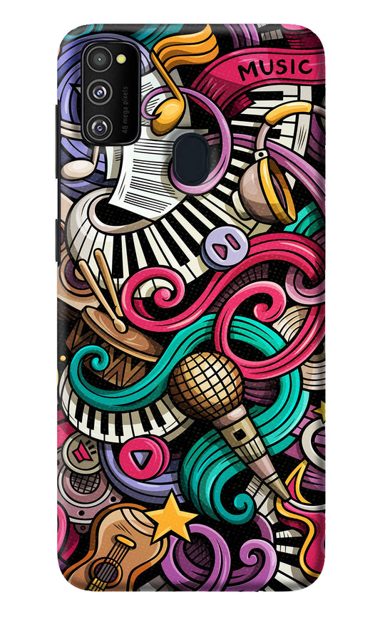 Music Abstract Samsung M30s Back Cover