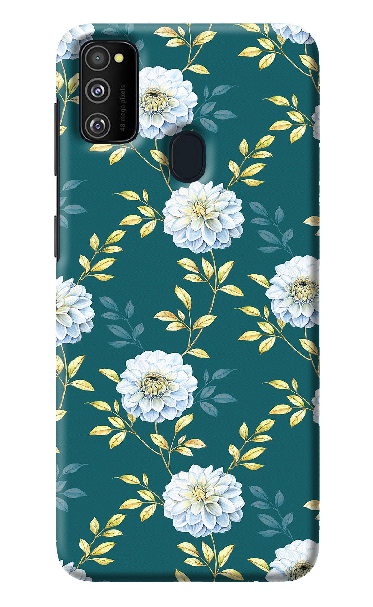 Flowers Samsung M30s Back Cover