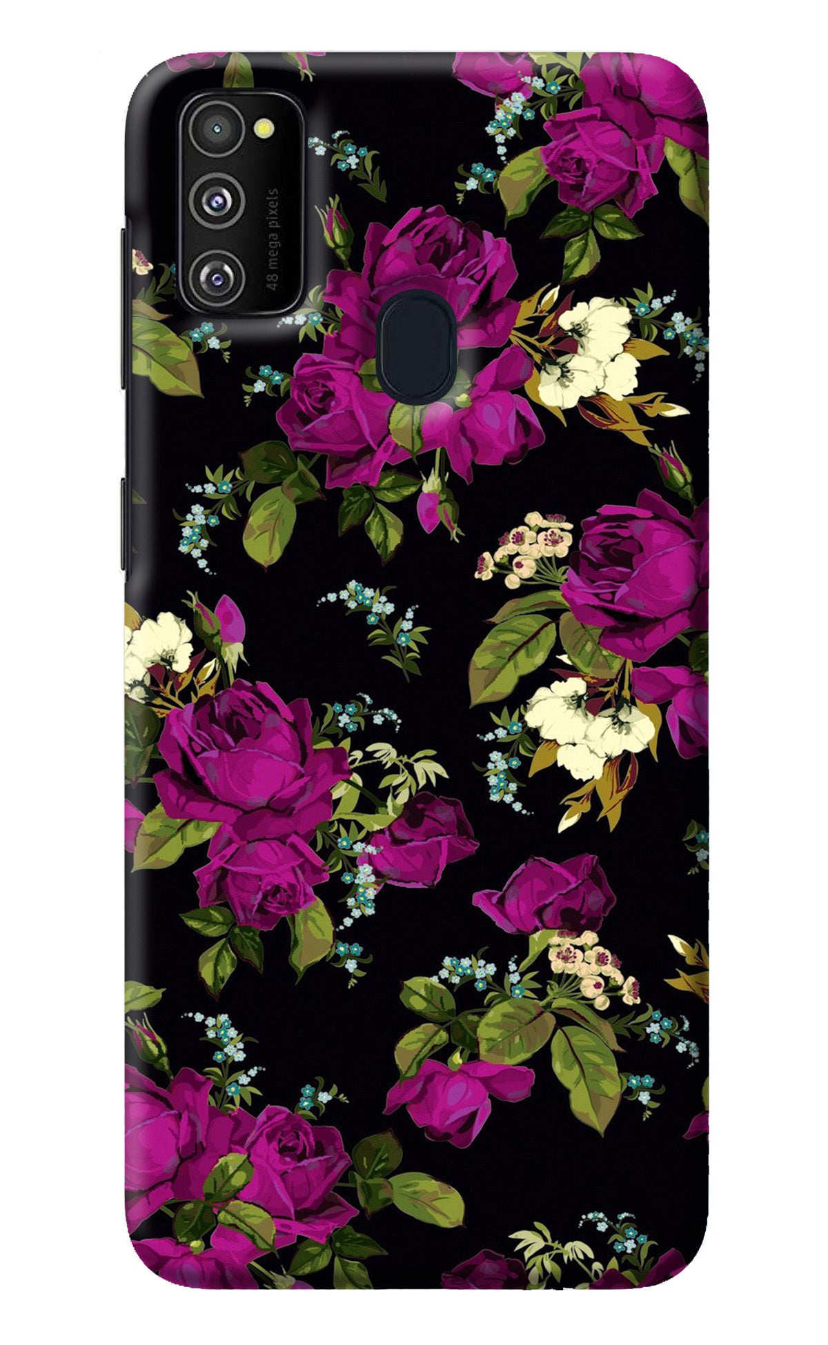 Flowers Samsung M30s Back Cover