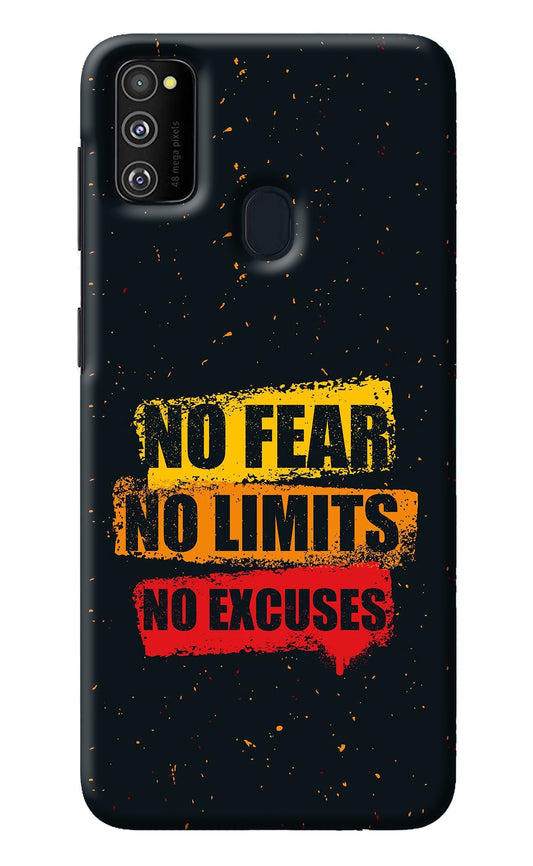 No Fear No Limits No Excuse Samsung M30s Back Cover