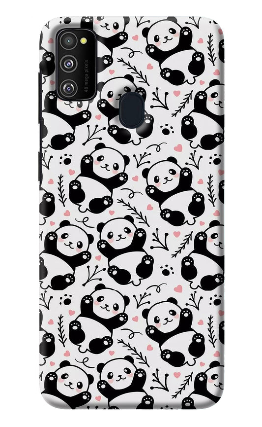Cute Panda Samsung M30s Back Cover