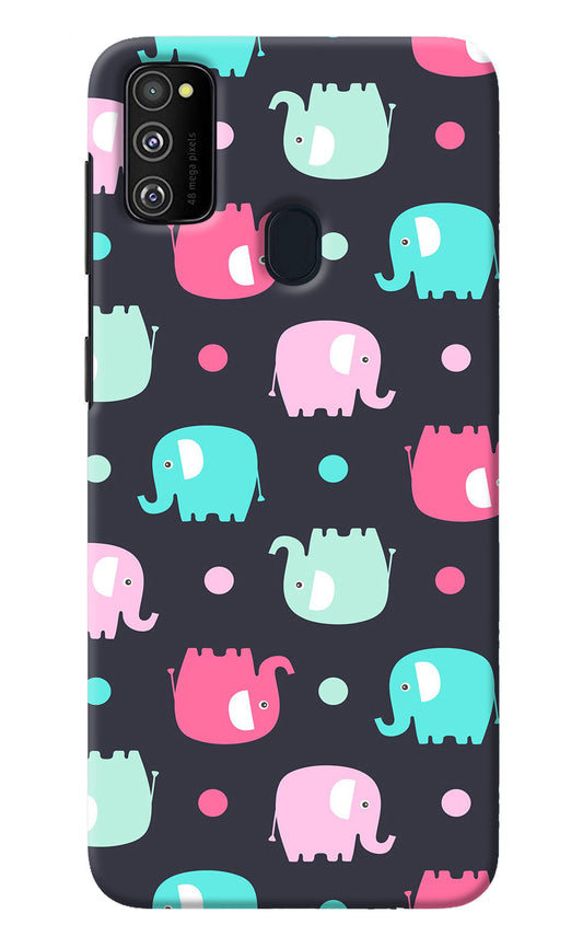 Elephants Samsung M30s Back Cover