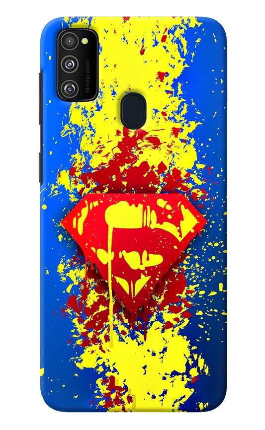 Superman logo Samsung M30s Back Cover