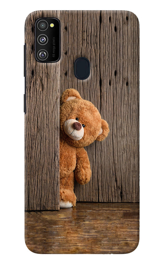 Teddy Wooden Samsung M30s Back Cover