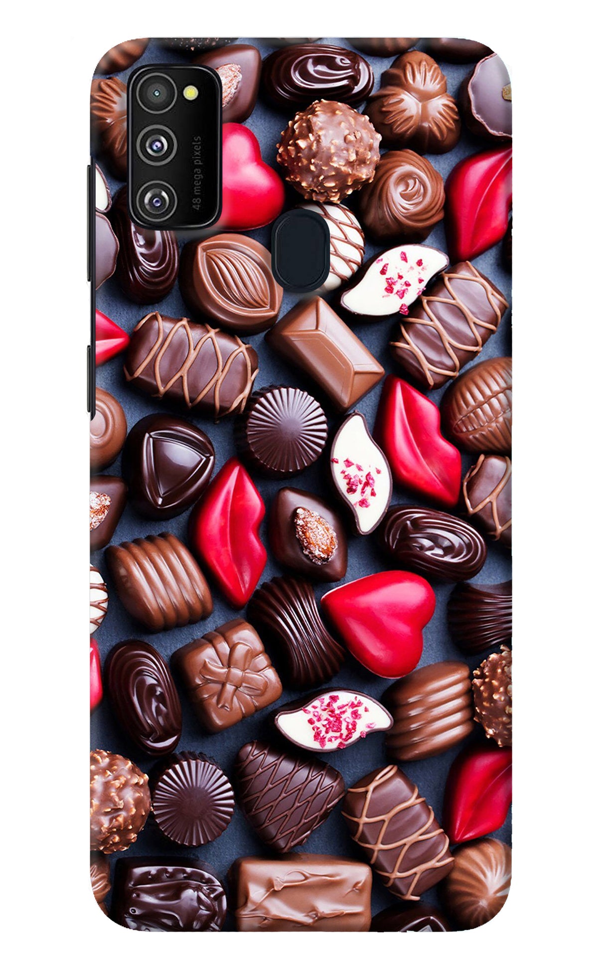 Chocolates Samsung M30s Back Cover