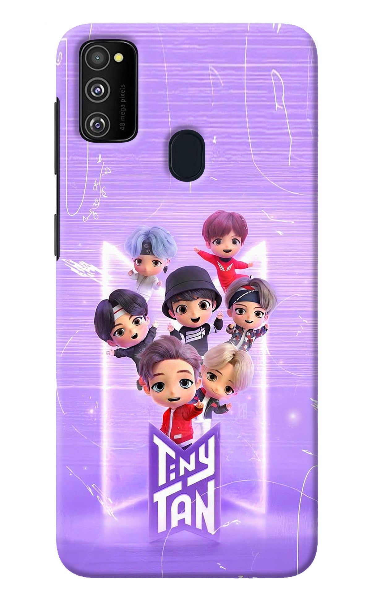 BTS Tiny Tan Samsung M30s Back Cover