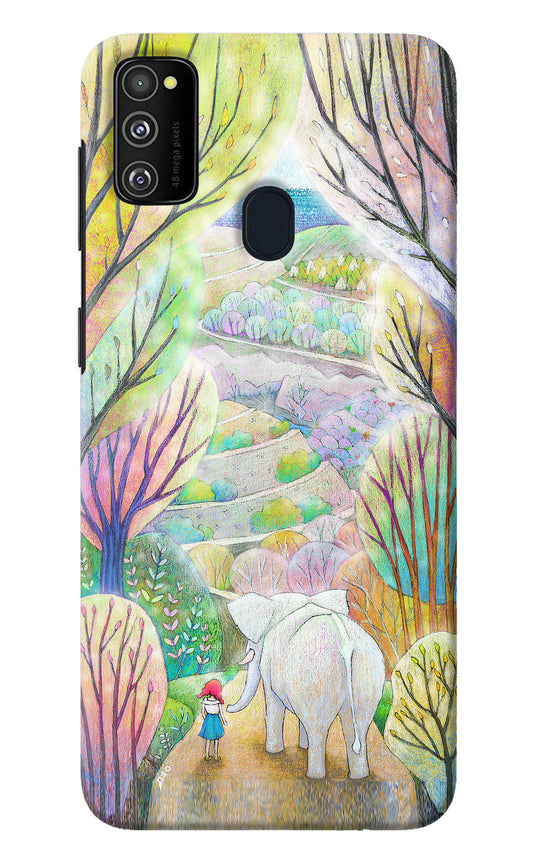 Nature Painting Samsung M30s Back Cover