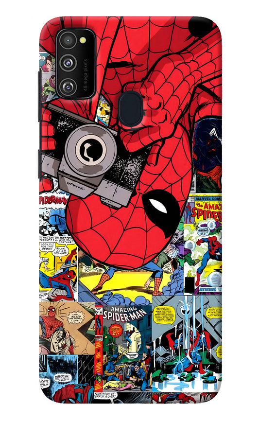 Spider Man Samsung M30s Back Cover