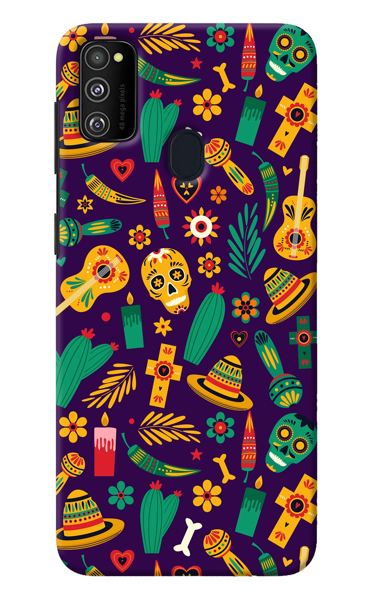 Mexican Artwork Samsung M30s Back Cover