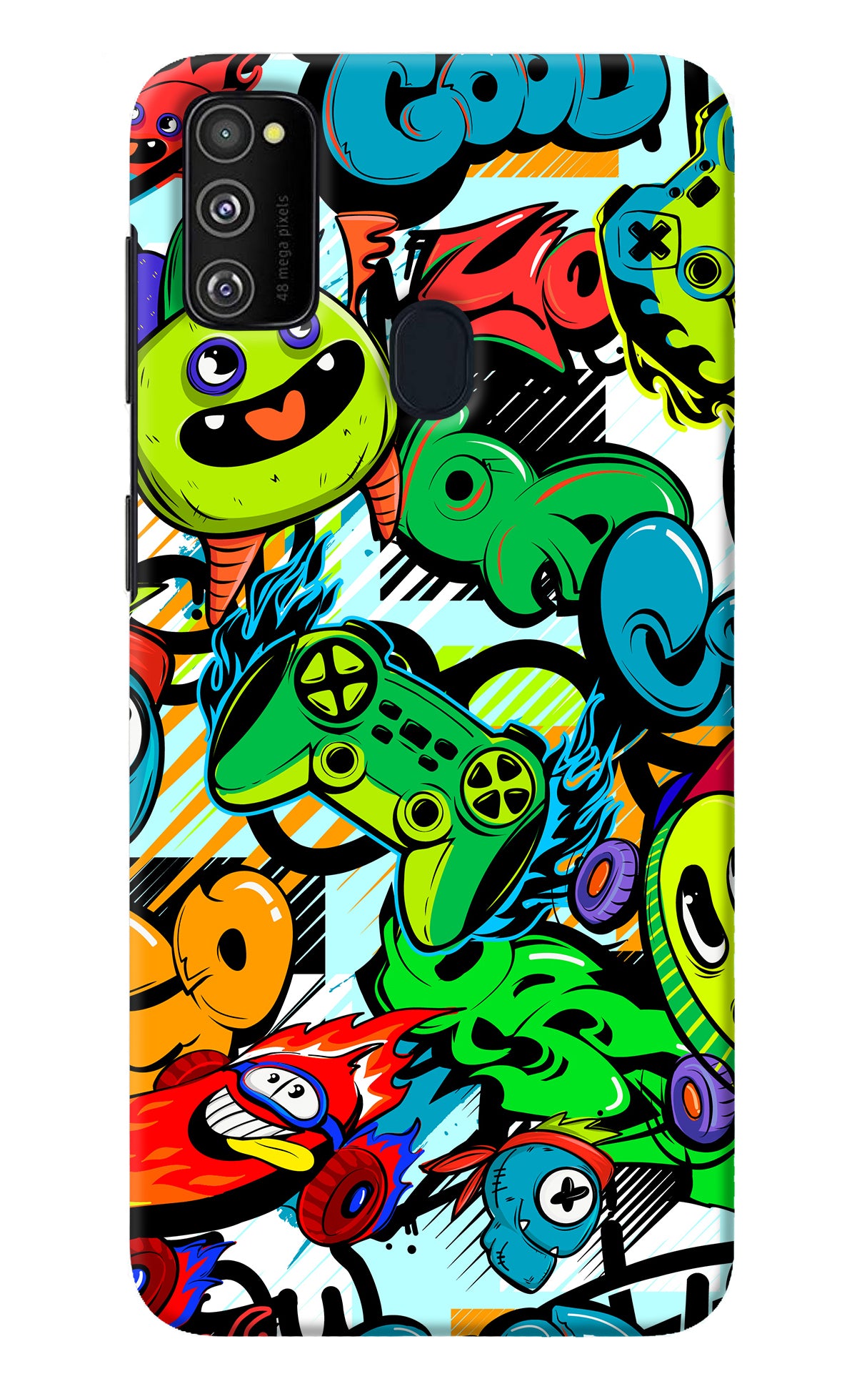Game Doodle Samsung M30s Back Cover