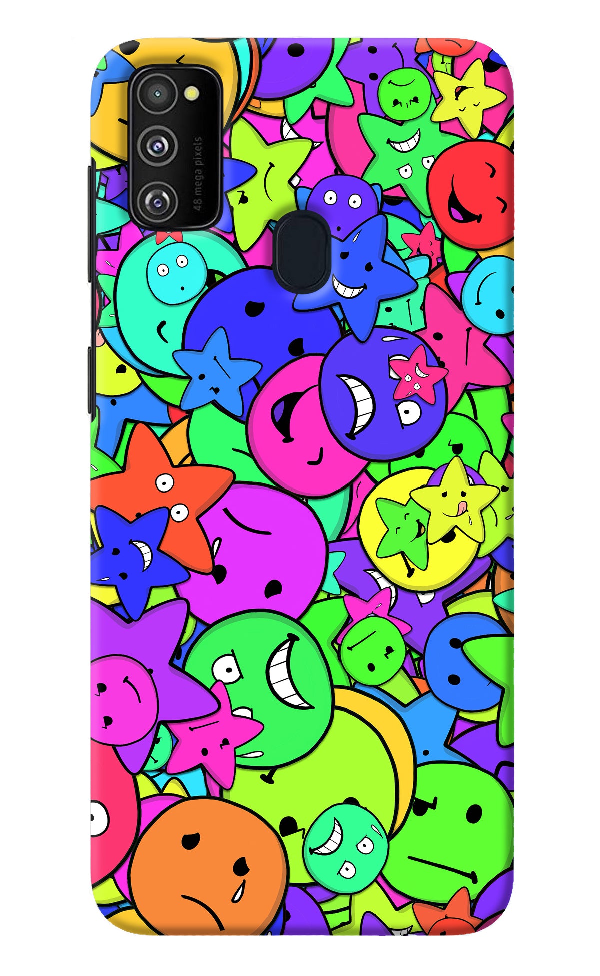 Fun Doodle Samsung M30s Back Cover