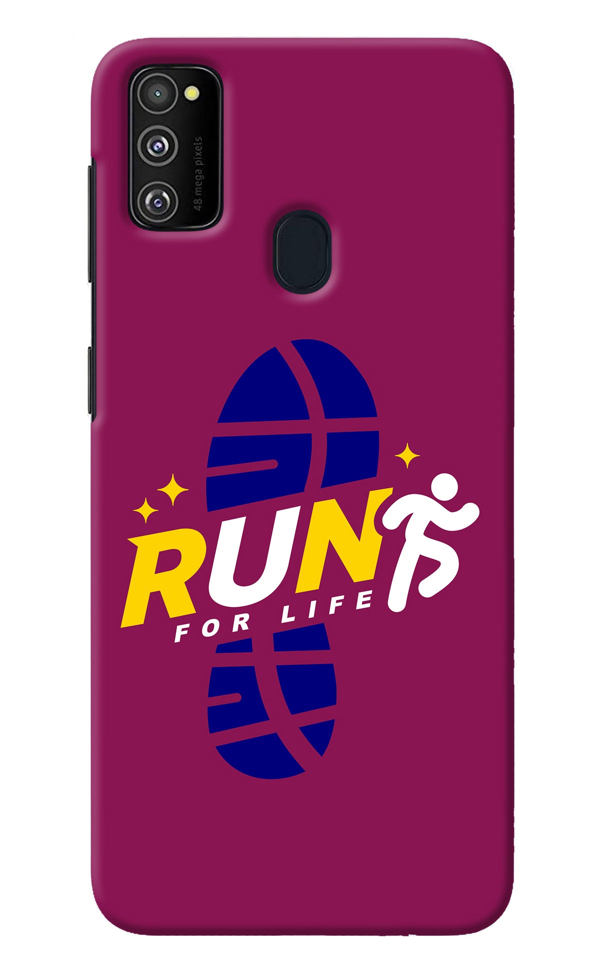 Run for Life Samsung M30s Back Cover