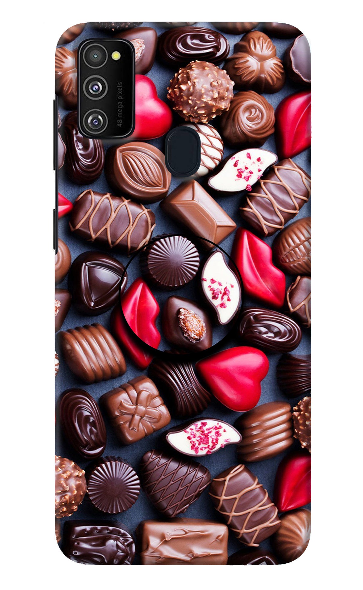 Chocolates Samsung M30s Pop Case