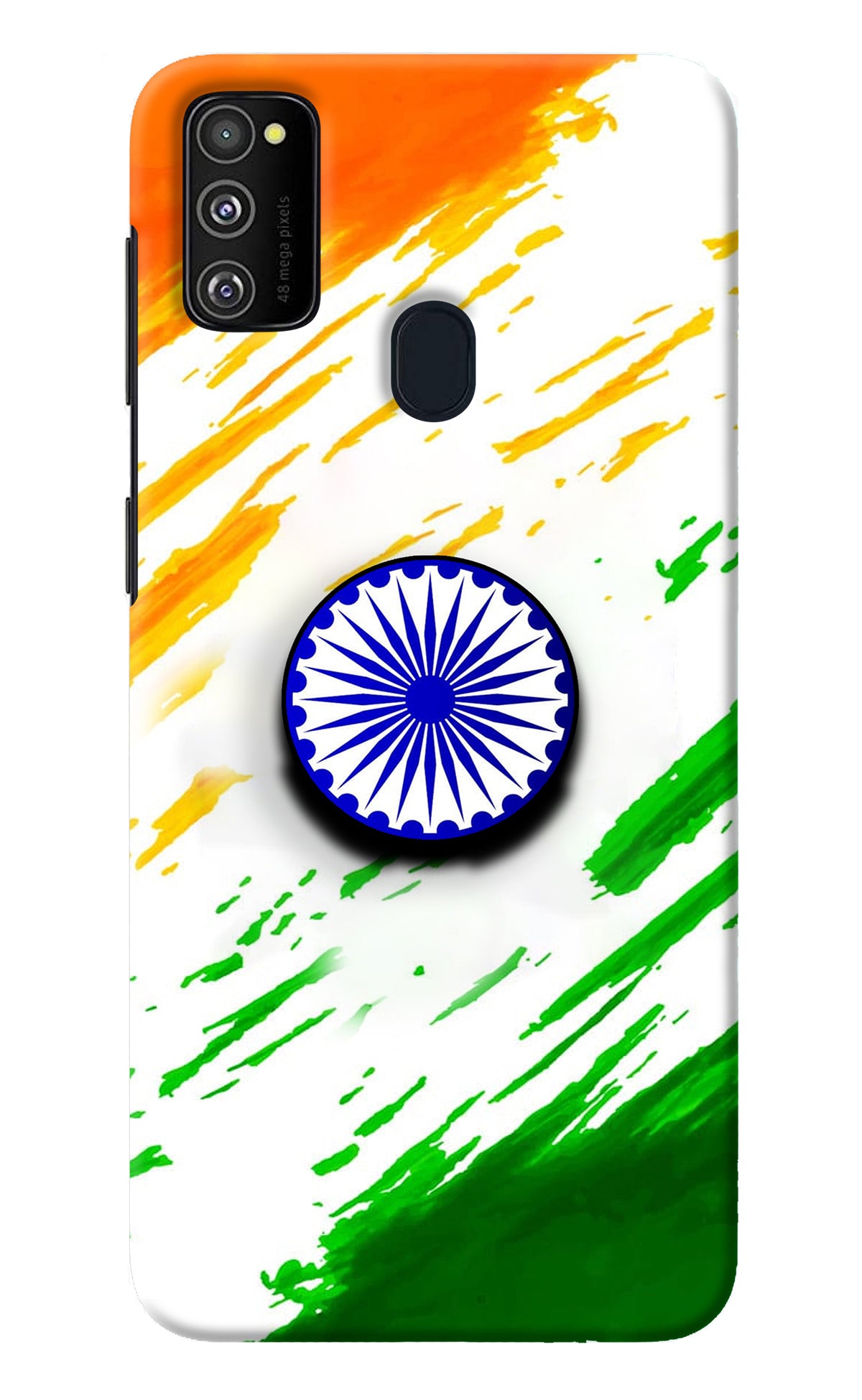 Indian Flag Ashoka Chakra Samsung M30s Pop Case