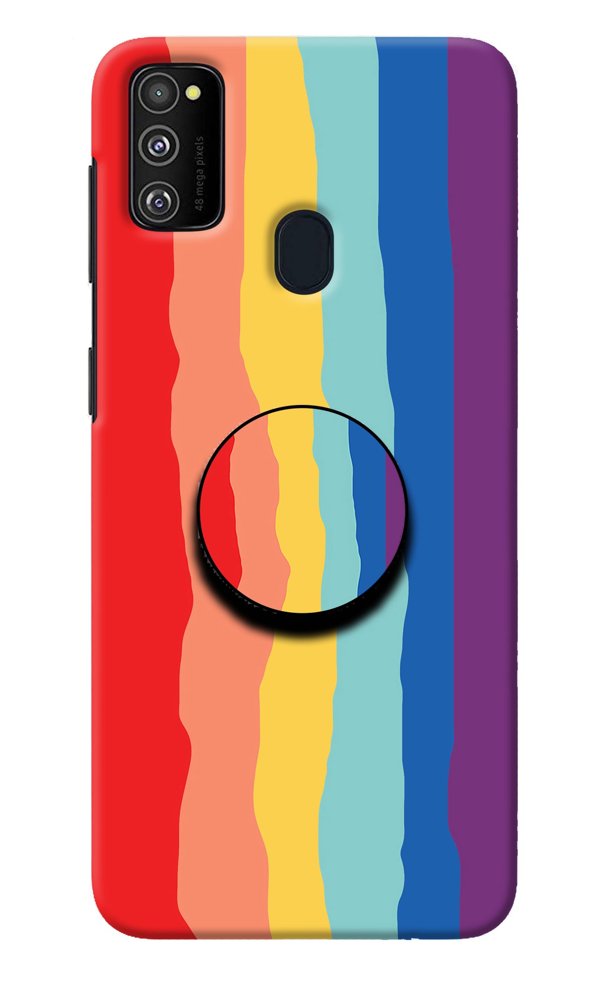 Rainbow Samsung M30s Pop Case