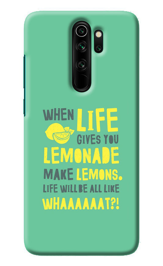 Quote Redmi Note 8 Pro Back Cover