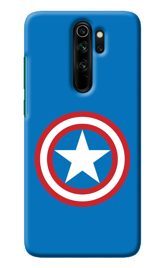 Captain America Logo Redmi Note 8 Pro Back Cover