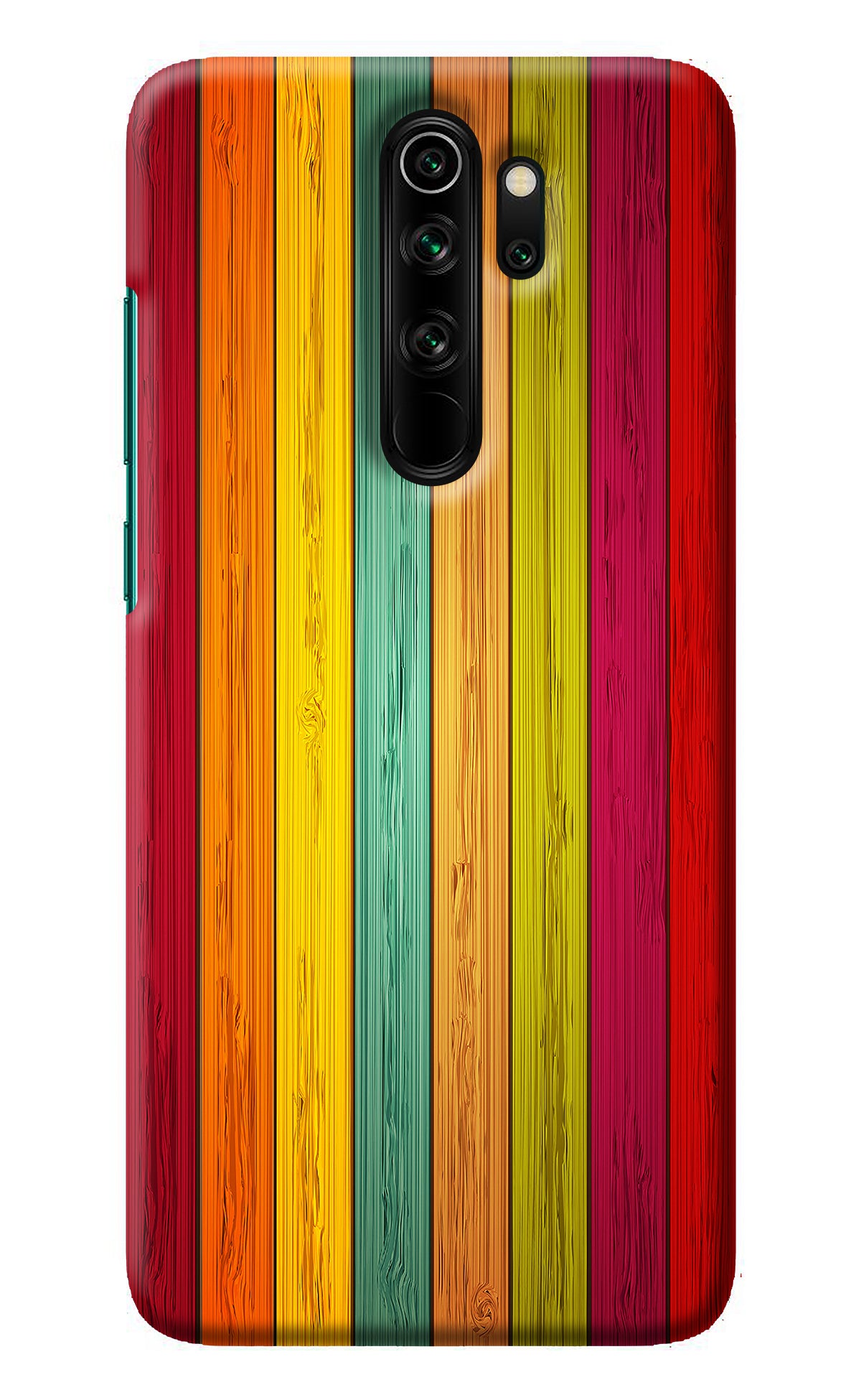 Multicolor Wooden Redmi Note 8 Pro Back Cover