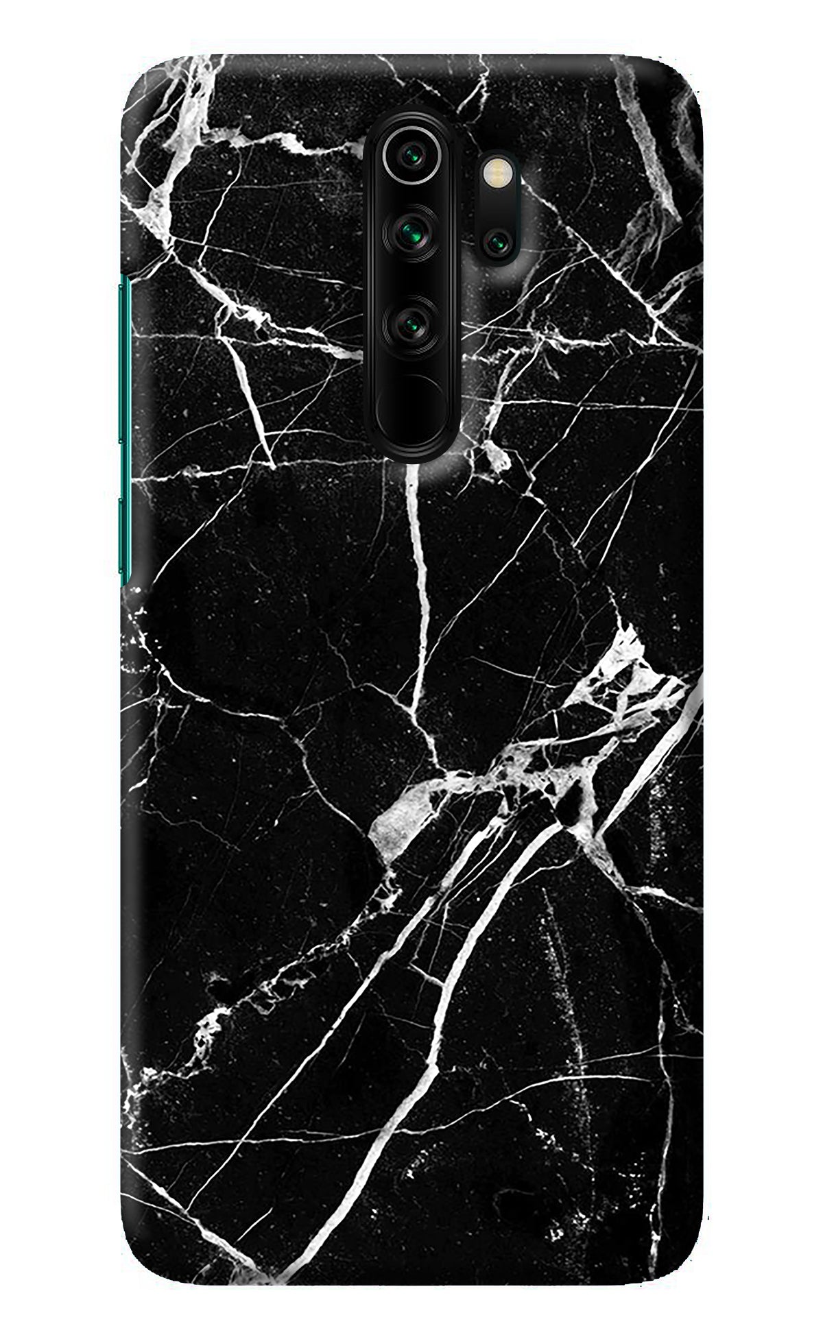 Black Marble Pattern Redmi Note 8 Pro Back Cover