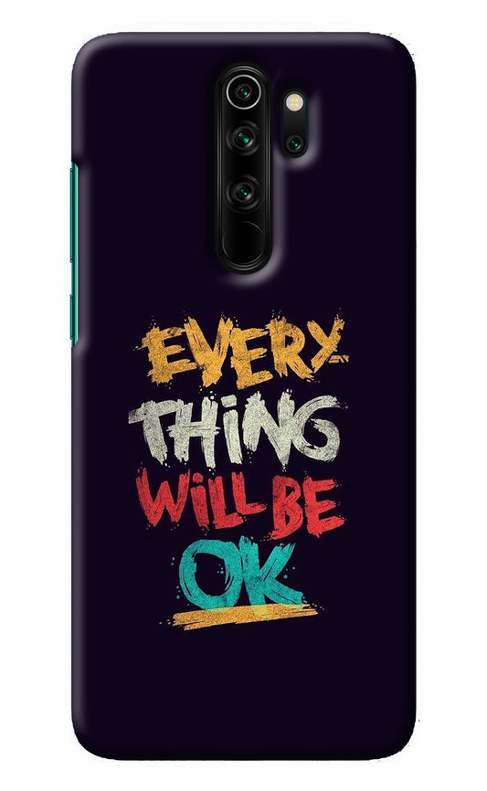 Everything Will Be Ok Redmi Note 8 Pro Back Cover