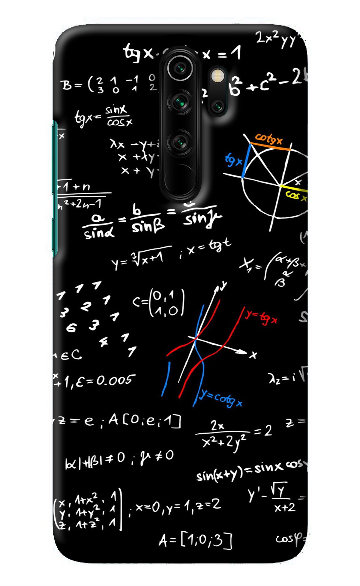 Mathematics Formula Redmi Note 8 Pro Back Cover