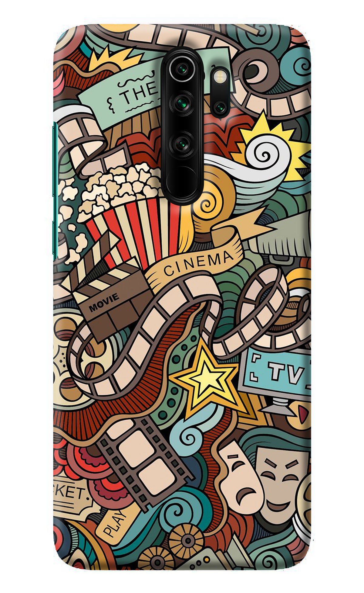 Cinema Abstract Redmi Note 8 Pro Back Cover