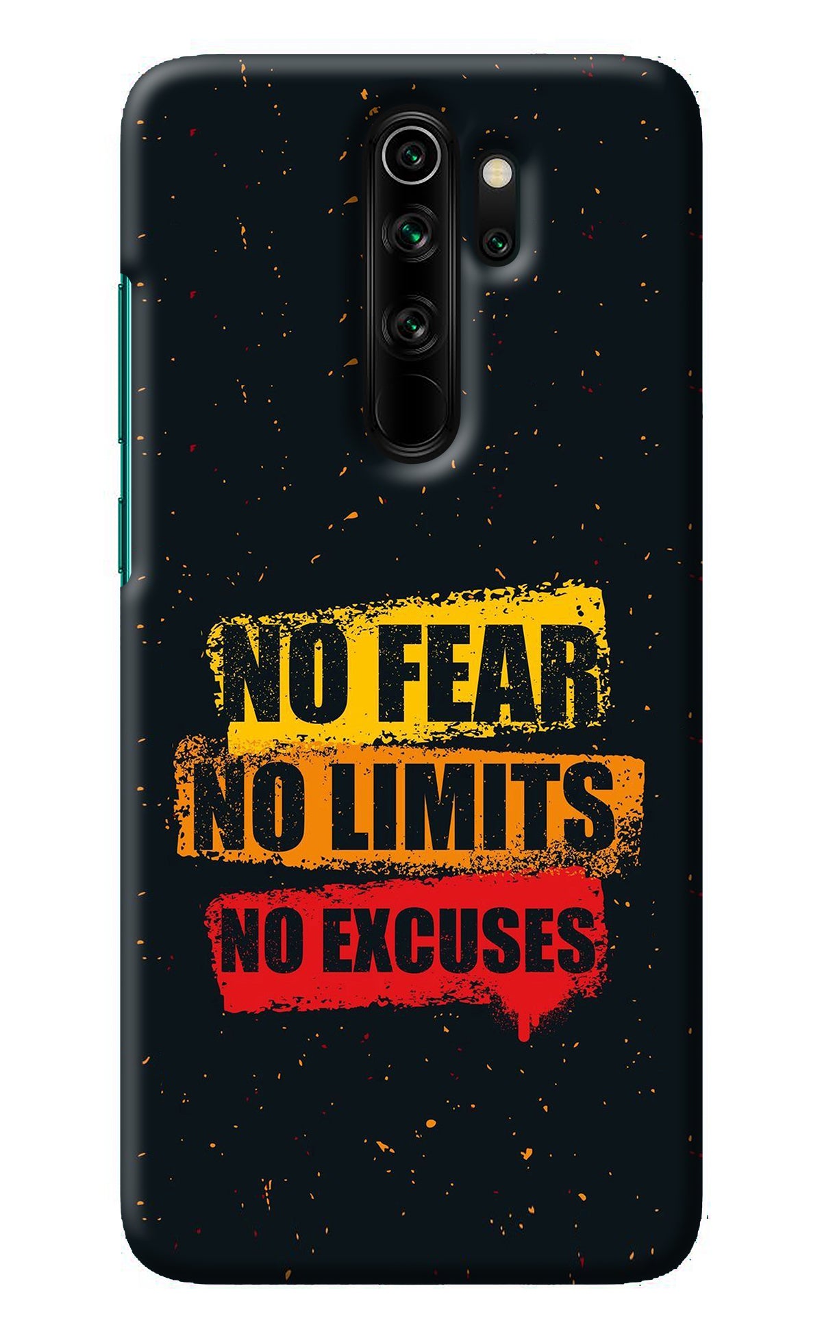 No Fear No Limits No Excuse Redmi Note 8 Pro Back Cover