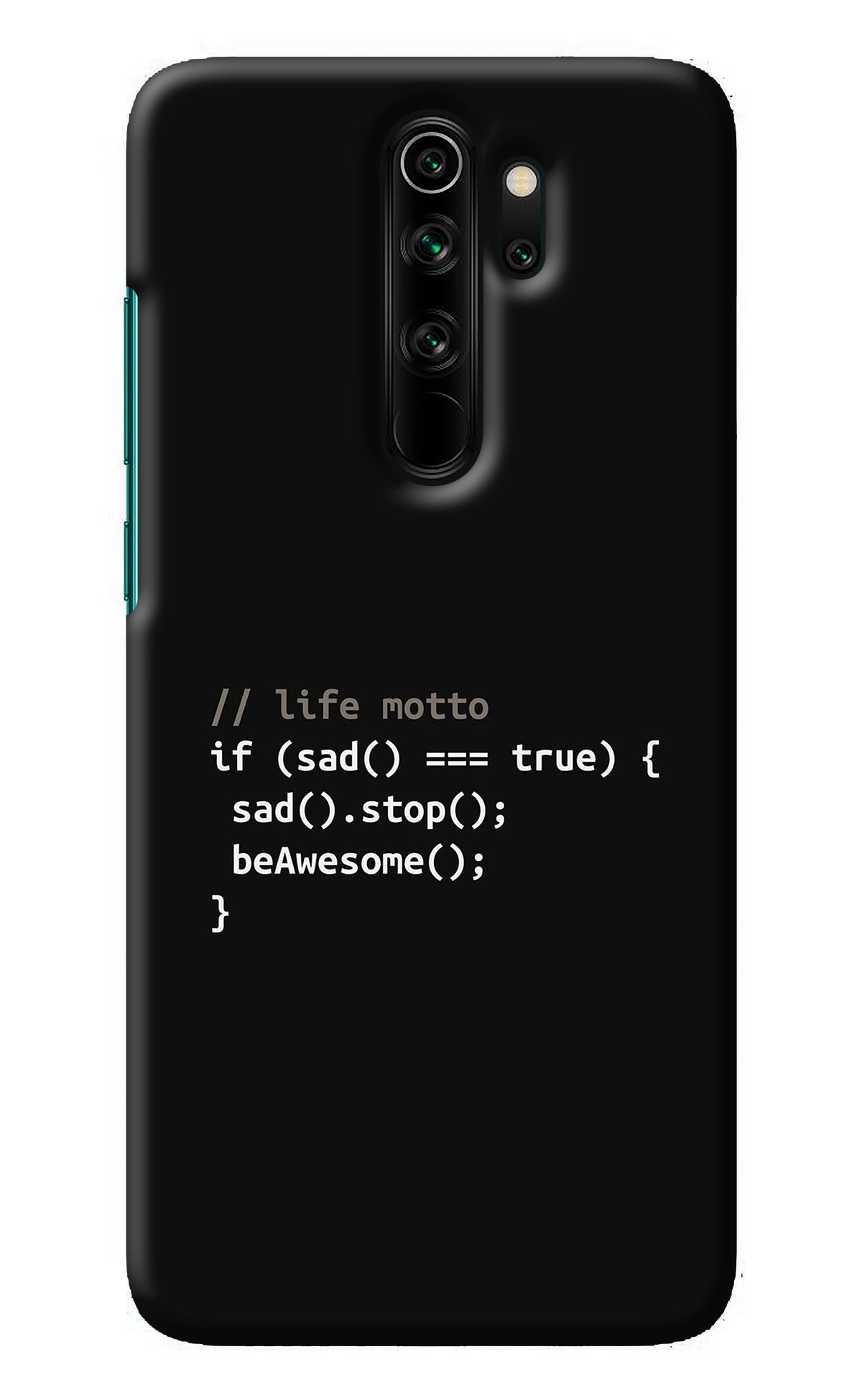 Life Motto Code Redmi Note 8 Pro Back Cover