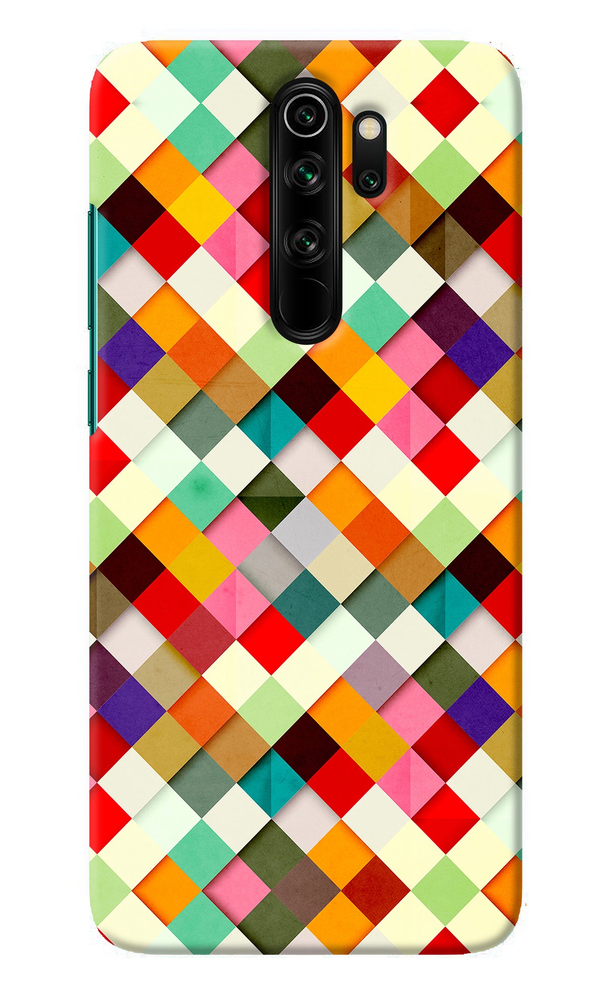 Geometric Abstract Colorful Redmi Note 8 Pro Back Cover