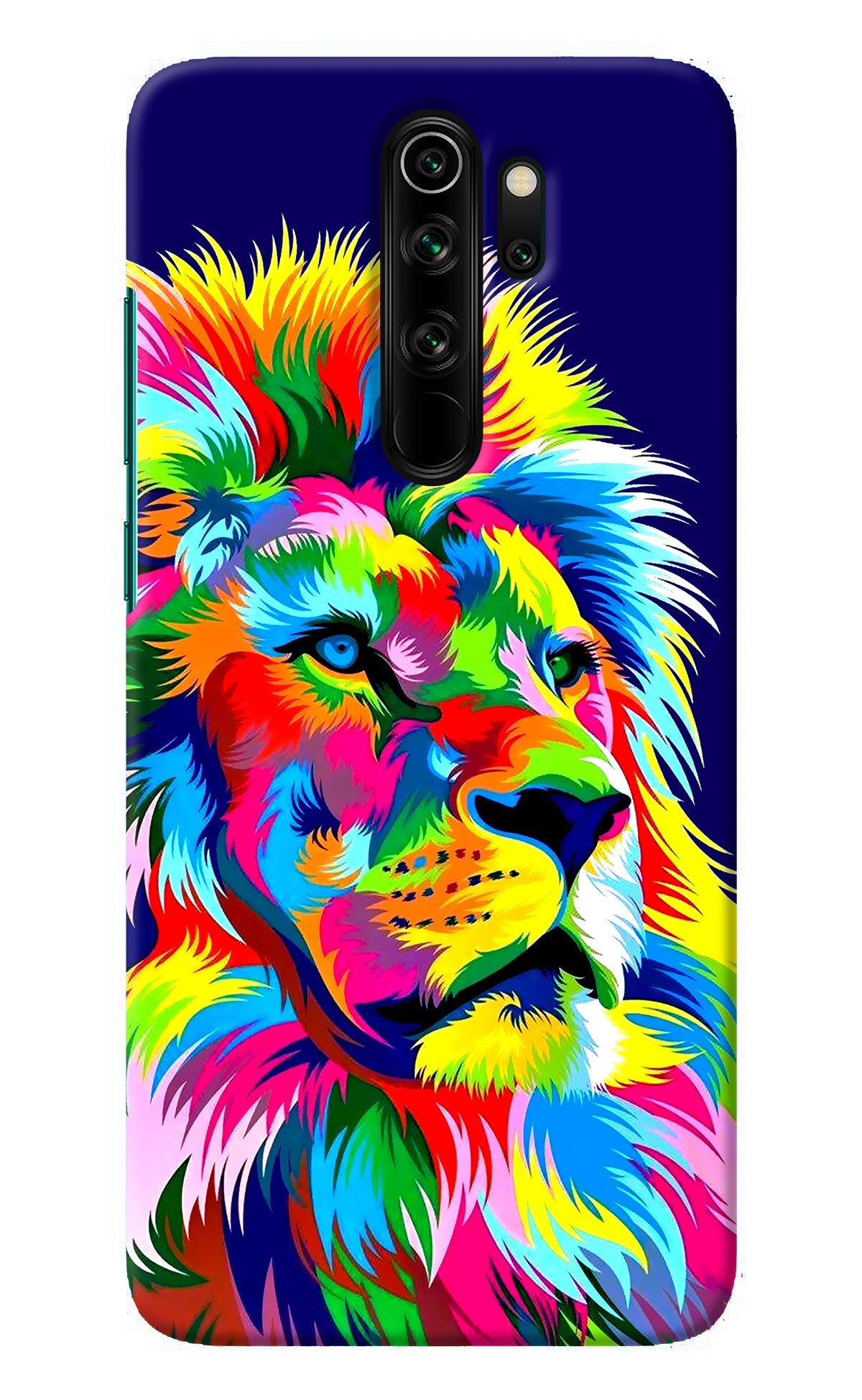 Vector Art Lion Redmi Note 8 Pro Back Cover