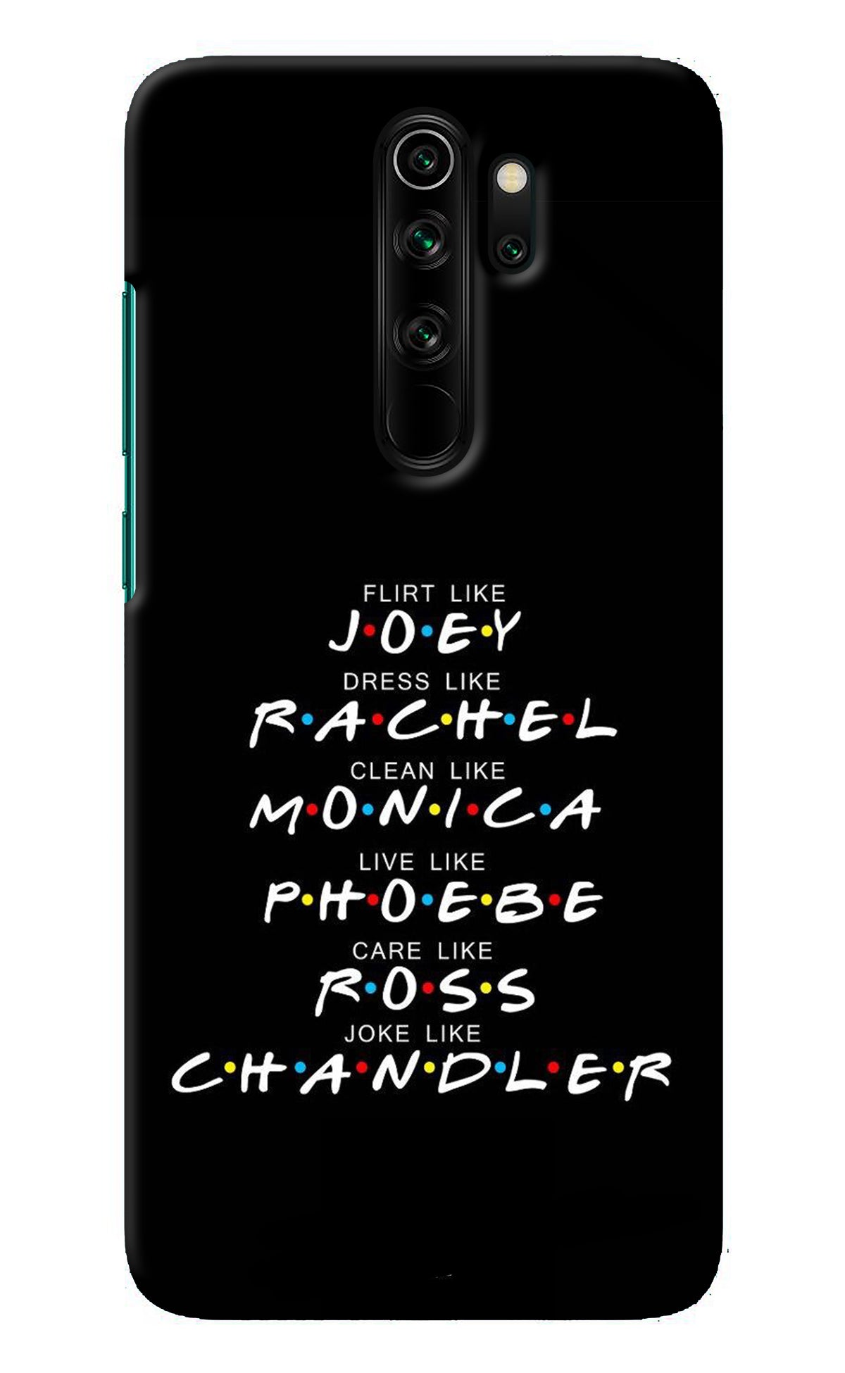 FRIENDS Character Redmi Note 8 Pro Back Cover