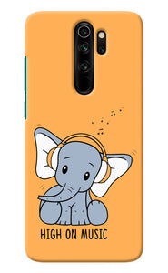High On Music Redmi Note 8 Pro Back Cover