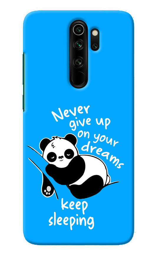 Keep Sleeping Redmi Note 8 Pro Back Cover