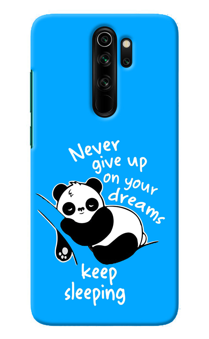 Keep Sleeping Redmi Note 8 Pro Back Cover