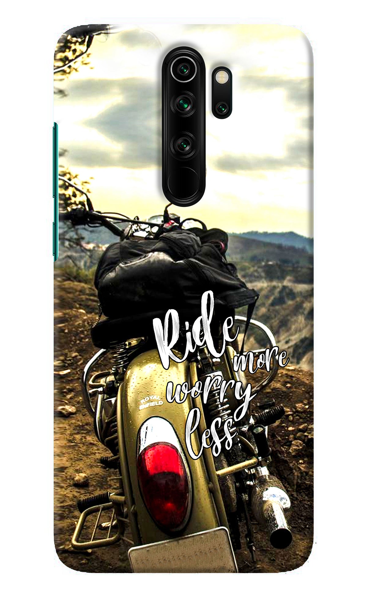 Ride More Worry Less Redmi Note 8 Pro Back Cover