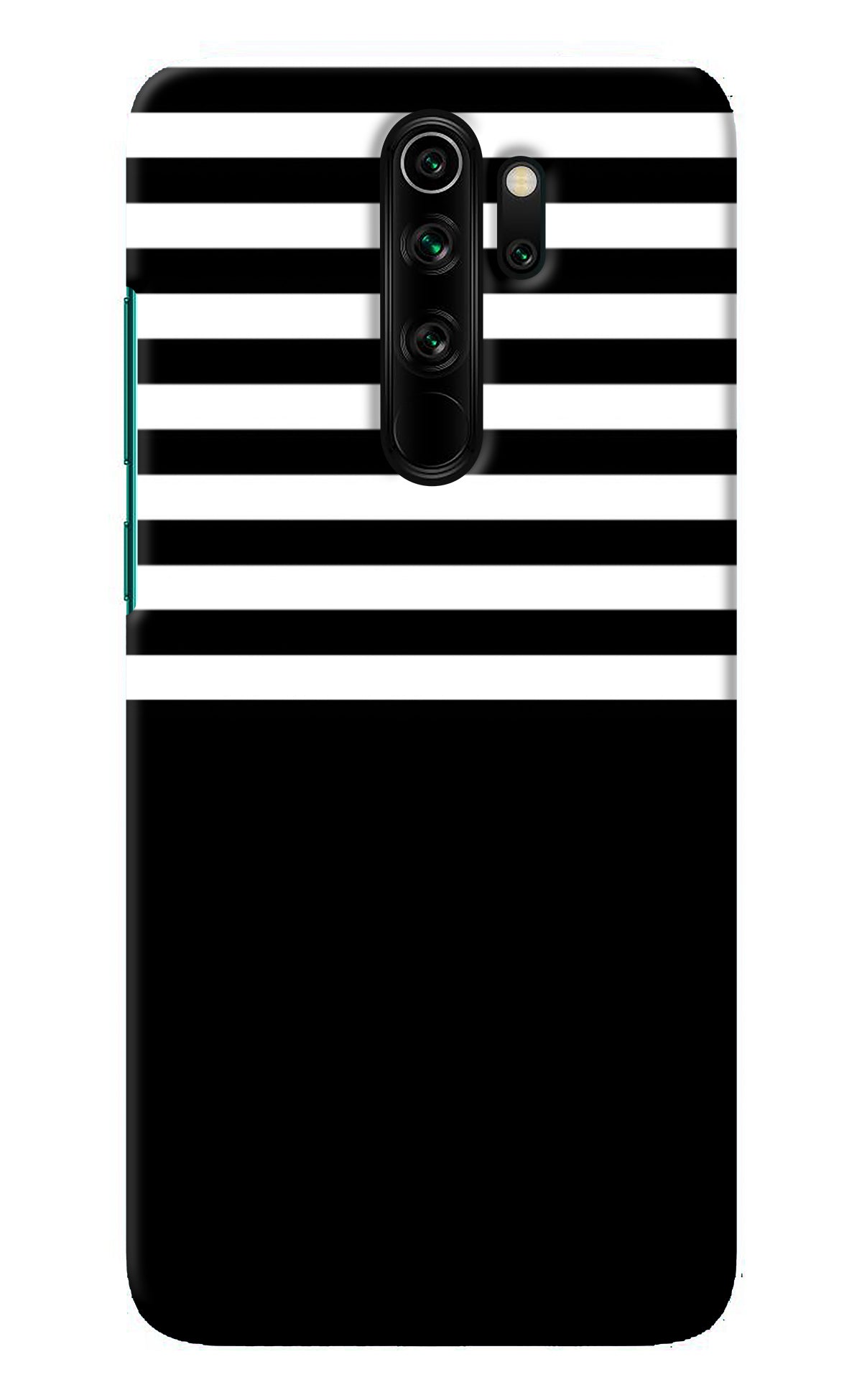 Black and White Print Redmi Note 8 Pro Back Cover