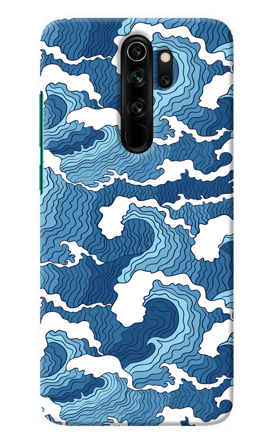Blue Waves Redmi Note 8 Pro Back Cover