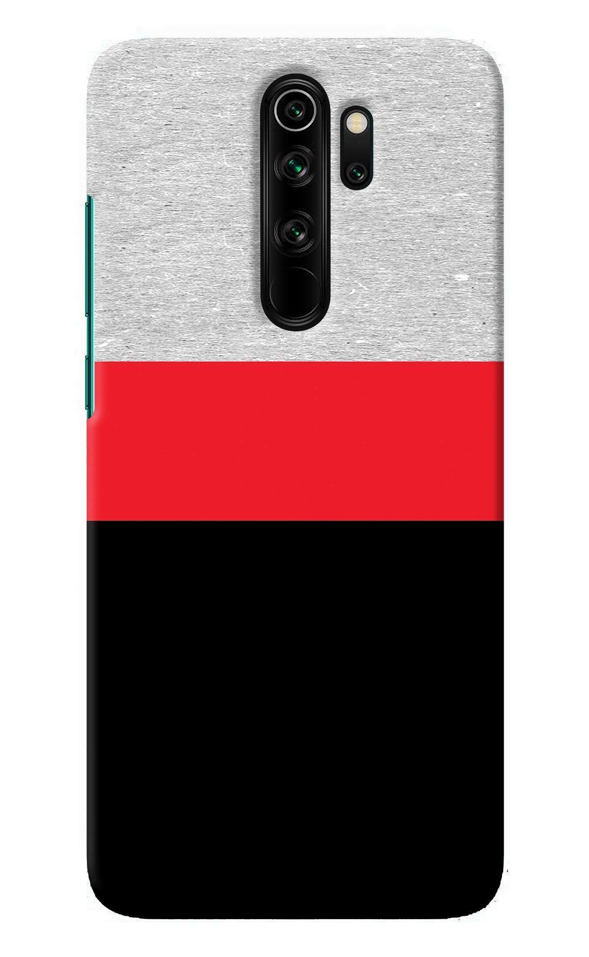 Tri Color Pattern Redmi Note 8 Pro Back Cover