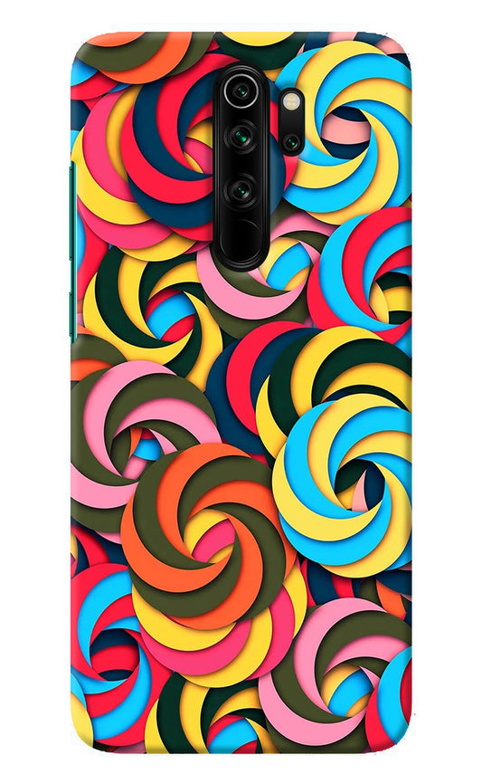 Spiral Pattern Redmi Note 8 Pro Back Cover