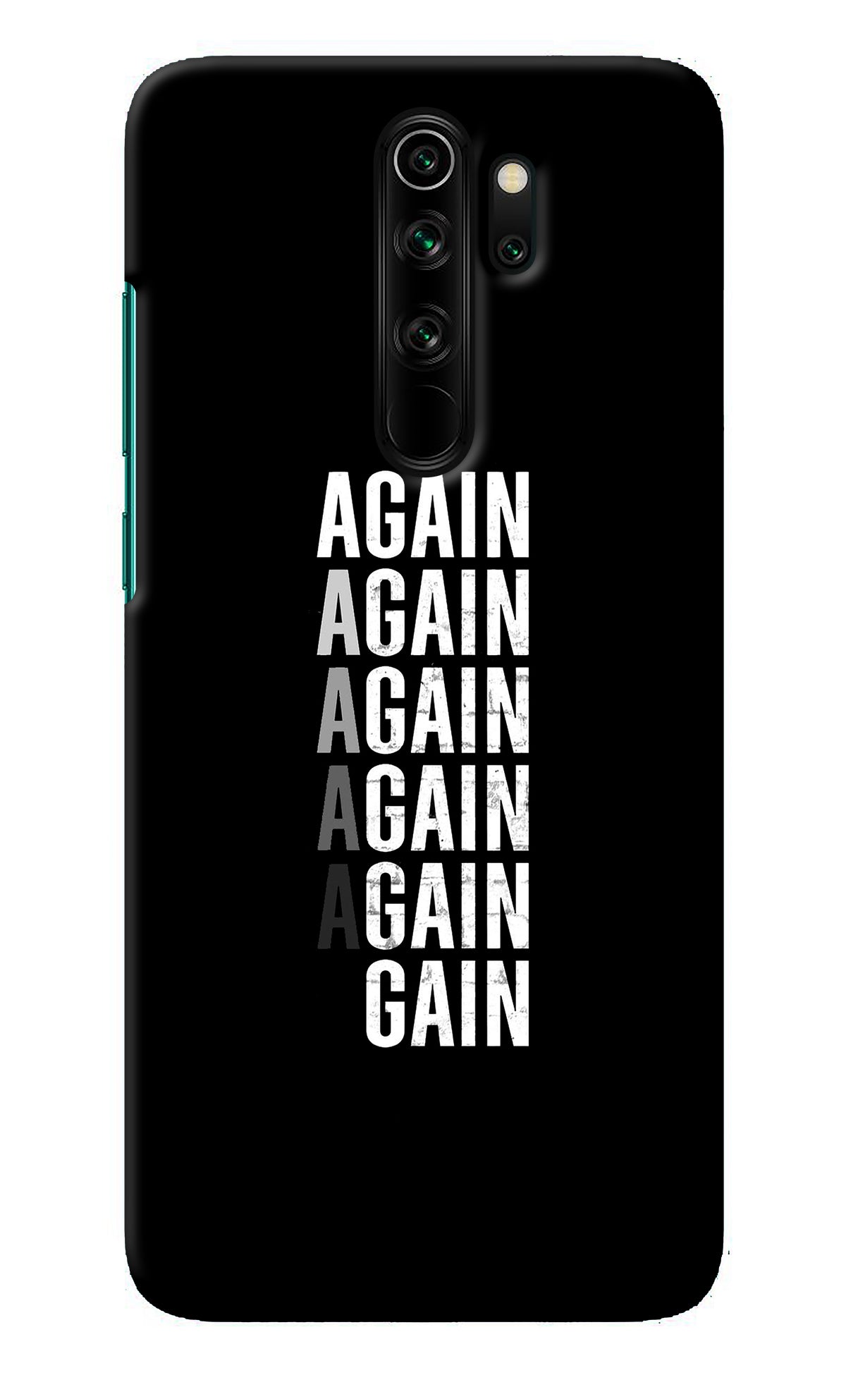 Again Again Gain Redmi Note 8 Pro Back Cover