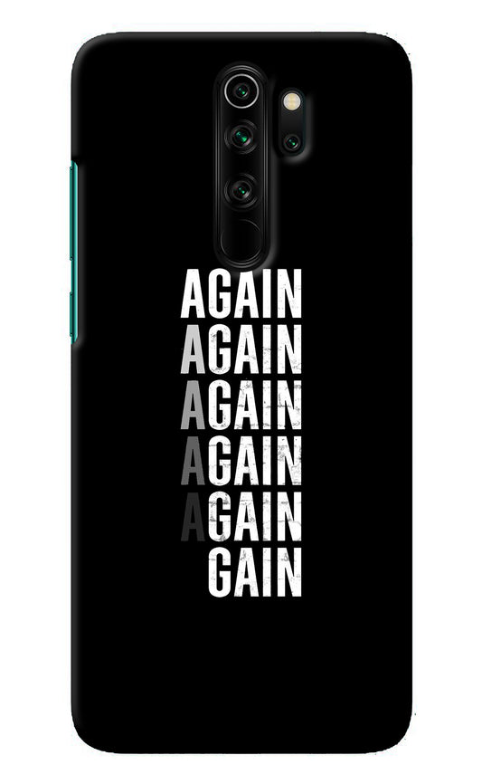 Again Again Gain Redmi Note 8 Pro Back Cover