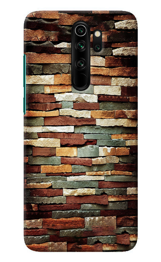 Bricks Pattern Redmi Note 8 Pro Back Cover