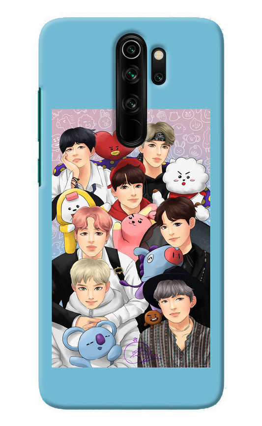 BTS with animals Redmi Note 8 Pro Back Cover