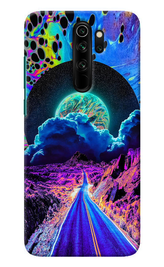 Psychedelic Painting Redmi Note 8 Pro Back Cover