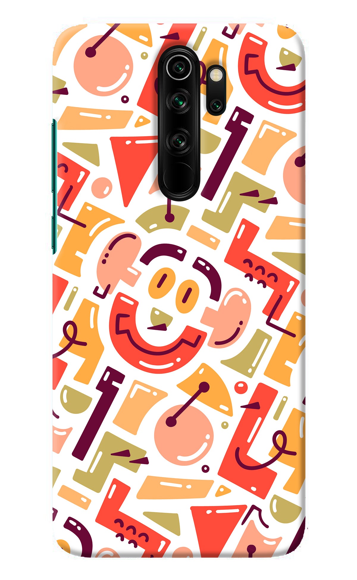 Doodle Pattern Redmi Note 8 Pro Back Cover