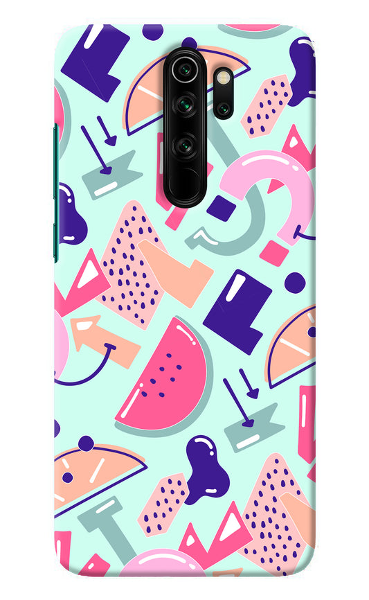 Doodle Pattern Redmi Note 8 Pro Back Cover