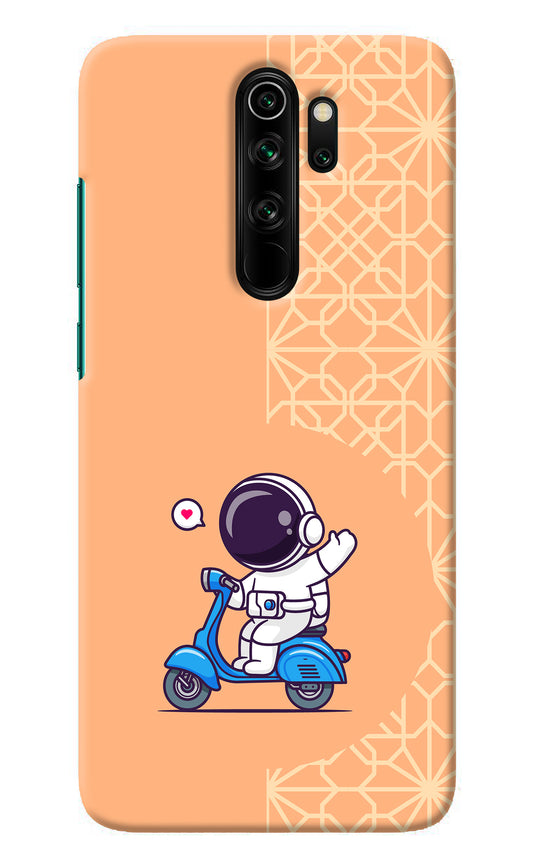 Cute Astronaut Riding Redmi Note 8 Pro Back Cover