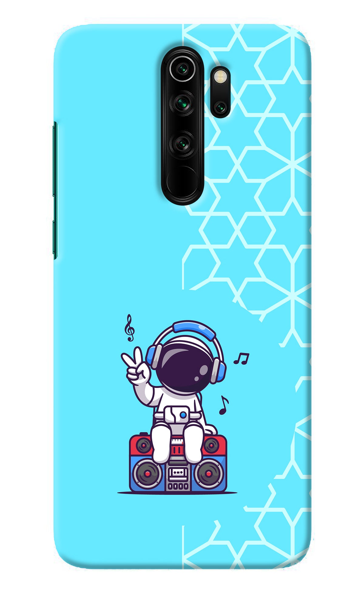 Cute Astronaut Chilling Redmi Note 8 Pro Back Cover