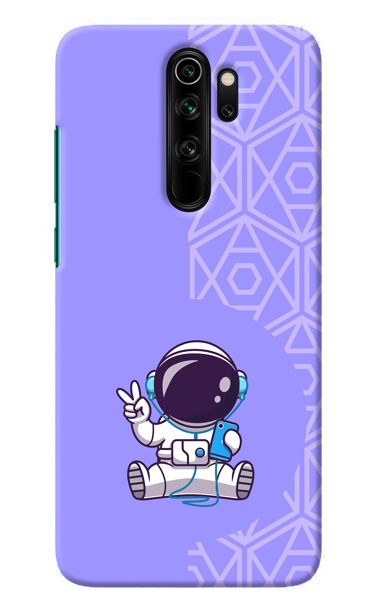 Cute Astronaut Chilling Redmi Note 8 Pro Back Cover