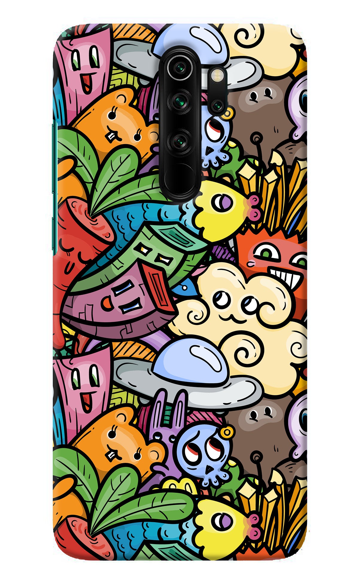 Veggie Doodle Redmi Note 8 Pro Back Cover